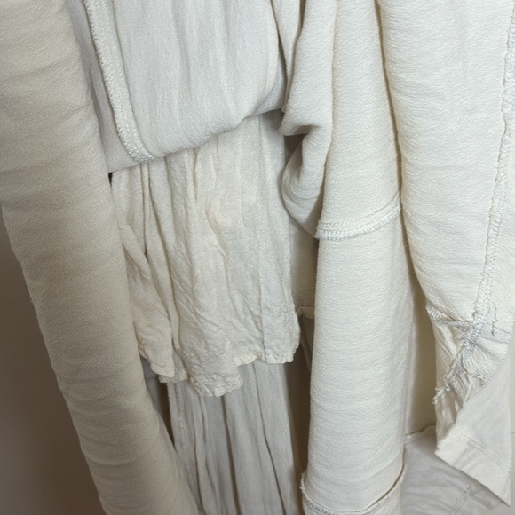 Lulus | Cream Crochet Top Maxi Dress | Beach Wedding | Vacation | Boho Vibes M - Picture 10 of 11